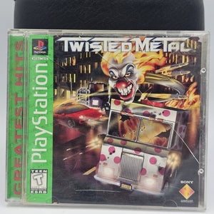 Twisted Metal Sony PlayStation 1 1995 Video Game CIB w/ Flaws