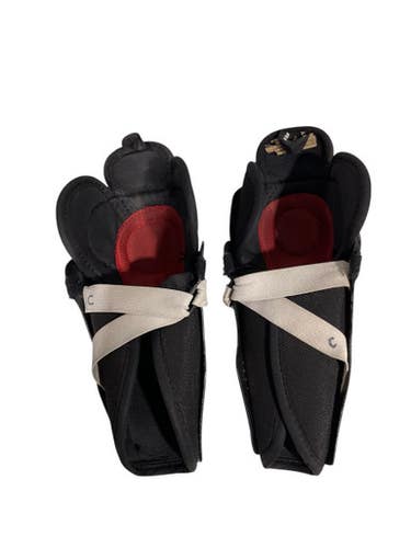 Used Bauer Mach Youth Shin Guards Black 9" 11847-s000030848