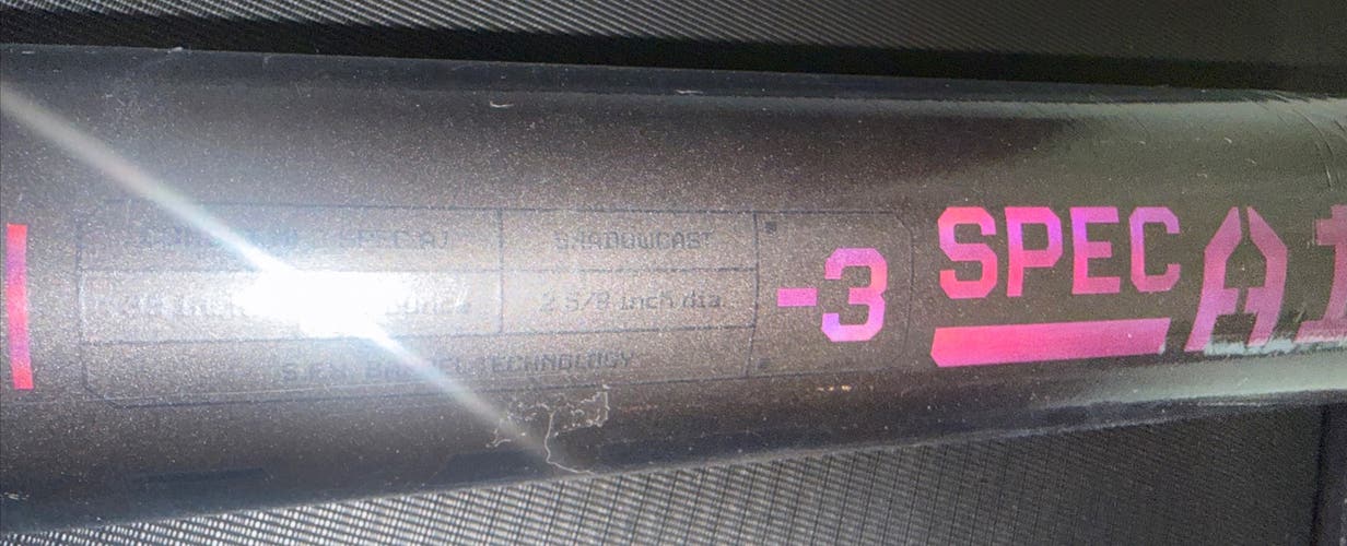 2025 Combat MFG Spec A1 Shadowcast Alloy BBCOR Certified Bat (-3) 30 oz 33" (New)