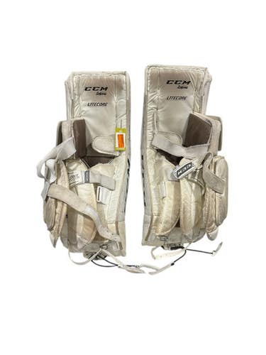 Used Ccm Goalie Leg Pads Inter White 32" 11847-s000025818
