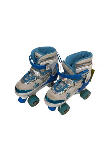 Used Vikibo Junior Roller Quad Skates White Adjustable 11847-s000026071