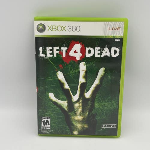 Left 4 Dead (Microsoft Xbox 360, 2008) Complete CIB Tested Excellent *NEAR MINT*