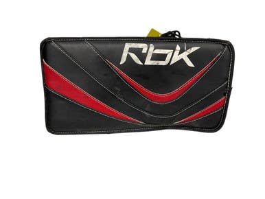 Used Reebok 6k Junior Goalie Blocker Red 11847-s000029506