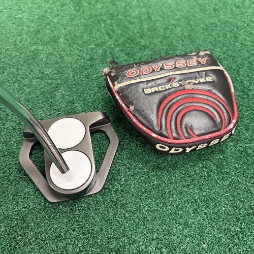 Odyssey Backstryke 2-Ball Putter 33" Men's Right Hand Steel Shaft w/HC CLEAN!