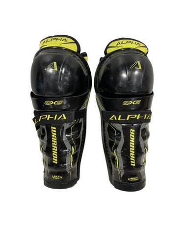 Used Warrior Alpha Junior Shin Guards Black 10" 11847-s000028982