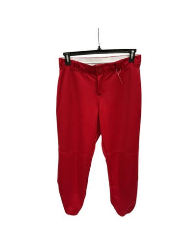 Used Alleson Alleson Athletic Bb Sb Pant Womens Red Xl 11847-s000029038