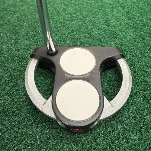 Odyssey White Steel 2-Ball SRT Mallet Putter Men's Right Hand Steel Shaft 35.5"