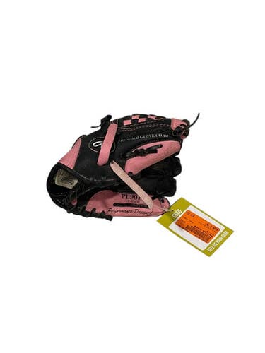 Used Rawlings Pl90pb Bb Sb Glove Rh Throw Black And Pink 9" 11847-s000028459