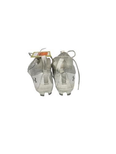 Used Under Armour Lax Cleats Womens White Senior 6.5 11847-s000028549