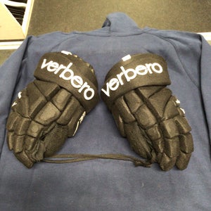 New Verbero Dextra Pro II Jr Black Hockey Gloves Size 11" *No Trades*