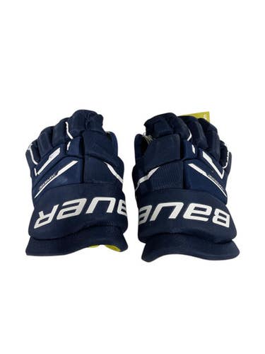 Used Bauer Supreme Junior Gloves Navy Blue 11" 11847-s000033422