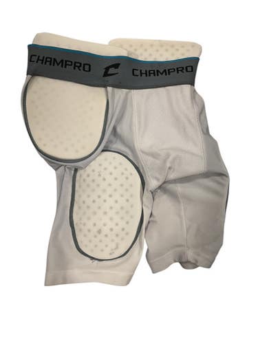 Used Champro Youth Fb Integrated Pants White Lg 11847-s000031285