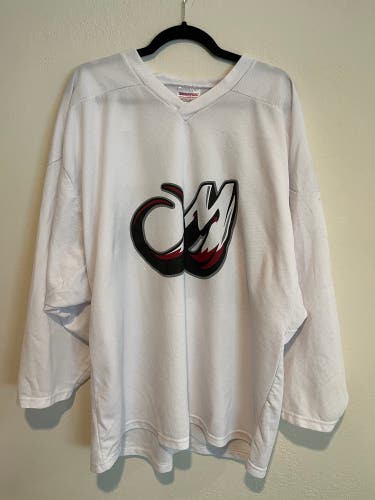 Colorado Mammoth White Size 52 Men's Practice Jersey
