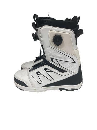 Used Salomon Launch Mens Snowboard Boots White Senior 13 11847-s000032781