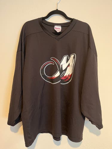 Colorado Mammoth Black Size 52 Men's Practice Jersey