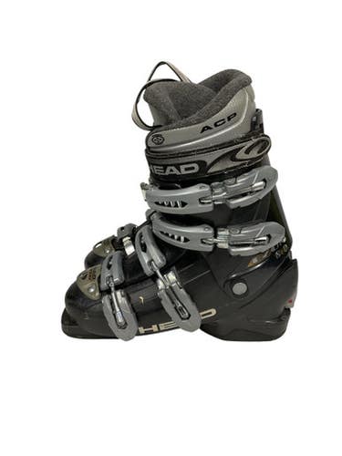 Used Head Boys Dh Ski Boot Black 225 Mp - J04.5 - W5.5 11847-s000033146