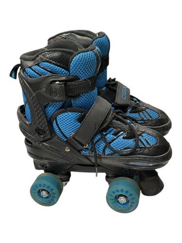Used Dbx Express Junior Roller Quad Skates Royal Blue Adjustable 11847-s000035668