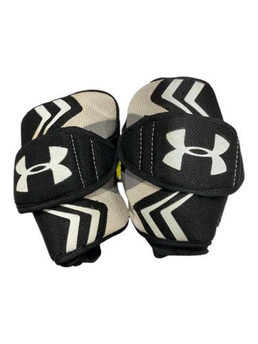 Used Under Armour Lax Elbow Lacrosse Arm Pads Guards Black Sm 11847-s000035694