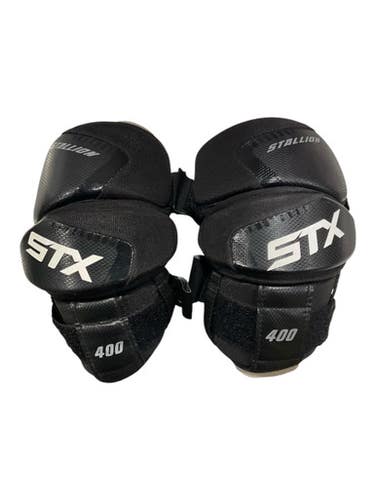 Used Stx Stallion 400 Lacrosse Arm Pads Guards Grey Sm 11847-s000035704