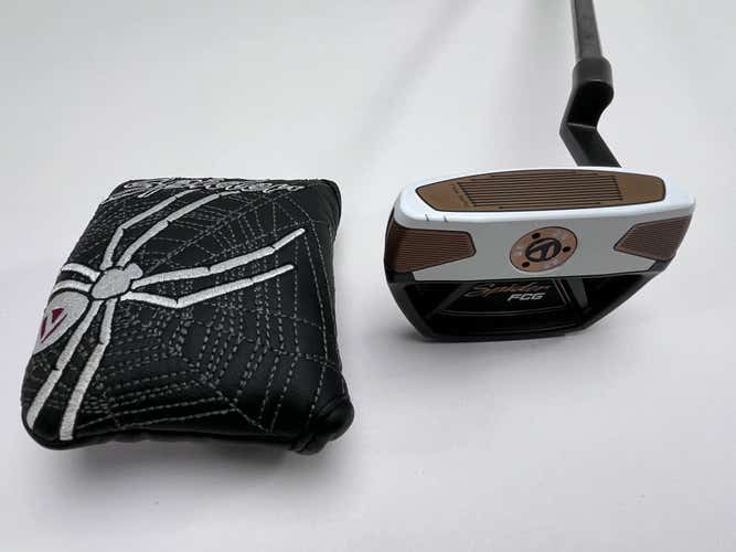 TaylorMade Spider FCG L Neck Putter 36" SuperStroke Wrist Lock Mens RH HC