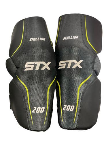 Used Stx Stallion 200 Lacrosse Arm Pads Guards Grey Md 11847-s000035700