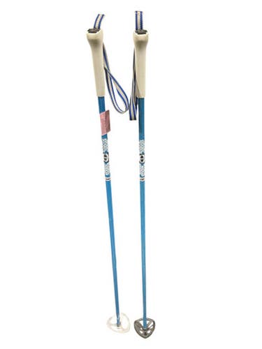 Used Alpine Ski Poles Mens Dh Ski Pole Royal Blue 125 Cm 50 In 11847-s000035825
