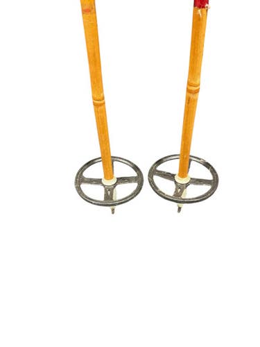 Used Vintage Mens Xc Ski Poles Brown 130 Cm 52 In 11847-s000035826