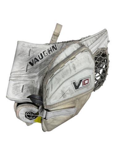 Used Vaughn V10 Senior Goalie Catcher White 11847-s000035844