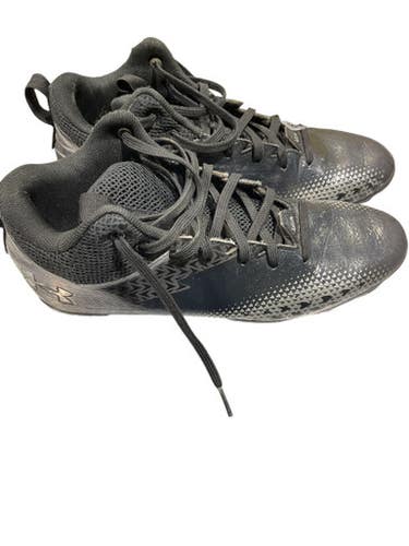 Used Under Armour Bb Cleats Bb Sb Cleats Black Junior 06 11847-s000033599
