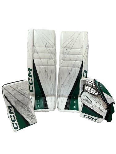 Remi Poirier Stars 35+3 CCM EFlex 7 Goalie Full Set Pro Stock (Used) 4395