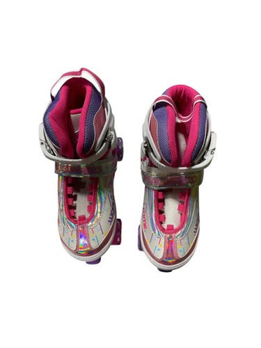 Used Wooltime Junior Roller Quad Skates Pink Adjustable 11847-s000035442