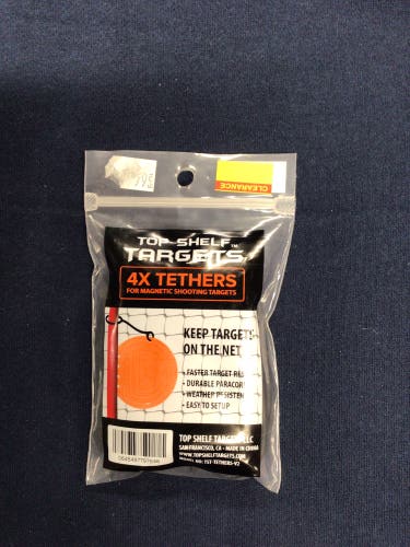 4 Shooting Tethers for top shelf targets  (New)