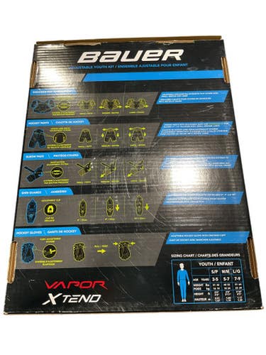 Used Bauer Vapor X-tend Youth Shoulder Pads Md 11847-s000034589