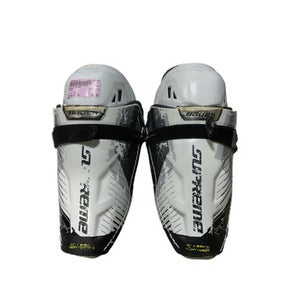 Used Bauer Supre Junior Shin Guards White 11" 11847-s000035218