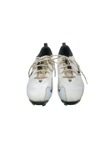 Used Nike Trout Bb Sb Cleats White Senior 9.5 11847-s000035391