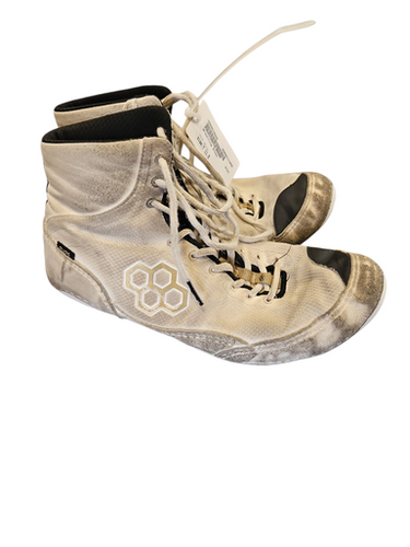 Used Wrestling Shoes White Youth 11.0 11850-s000019946
