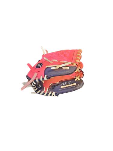 Used Rawlings Player Series Bb Sb Glove Rh Throw Pink 9" 11850-s000022620