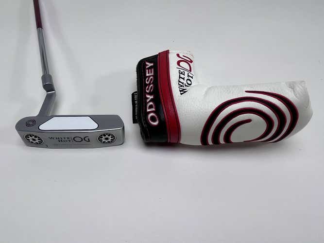 LEFTY Odyssey White Hot OG One CH Stroke Lab Putter 33" Mens LH HC