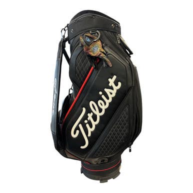 Used Titleist Black Red Stand Bag Mens Stand Bag Black And Red 11850-s000024539