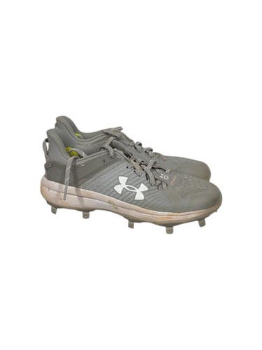 Used Under Armour Charge 3 Bb Sb Cleats Grey Senior 6.5 11847-s000024574