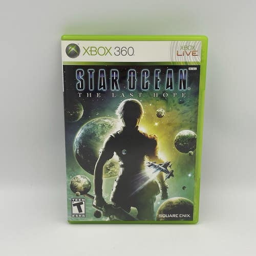 Star Ocean: The Last Hope (Xbox 360, 2009) Complete CIB With Manual *NEAR MINT*