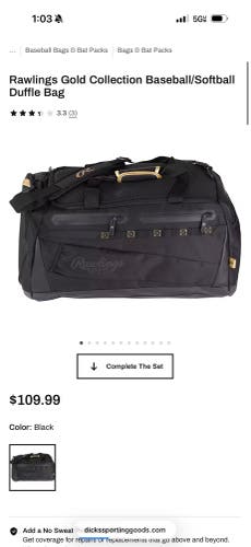 Rawlings Duffle Bag (Used)