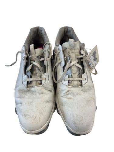 Used Foot Joy Mens Golf Shoes White Senior 12 11850-s000023700