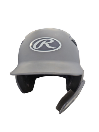 Used Rawlings Gray Batting Helmet No Mask Grey Lg 11850-s000023815