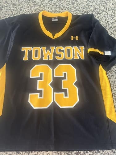 Under Armour Towson lacrosse team game jersey NEW L large