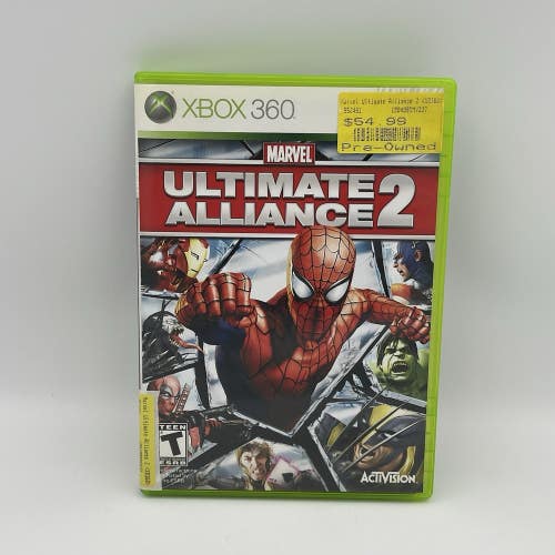 Marvel: Ultimate Alliance 2 (Xbox 360) Complete CIB W/ Manual Tested NEAR MINT