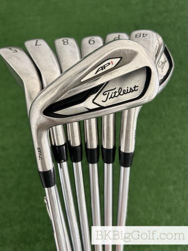 LH Titleist AP1 718 Iron Set 5-48 / Dynamic Gold S300 Stiff