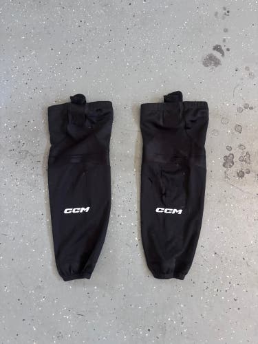 Black Junior Large CCM Edge Socks (Used)