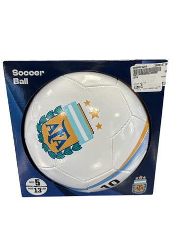 Used Ata All Size Soccer Ball White 5 11850-s000023265