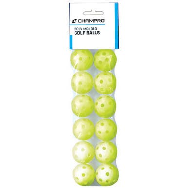 New Champro Poly Molded Golf Balls Yl 11692-chpcbb-52y